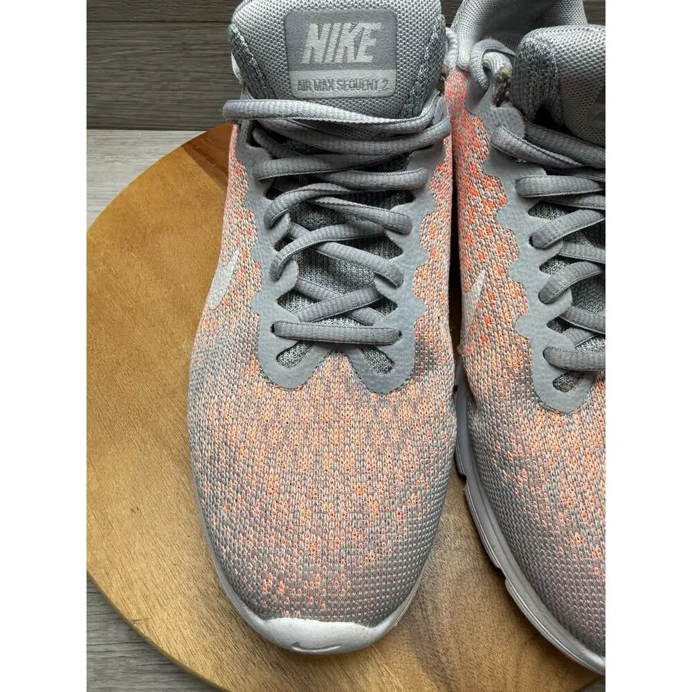Nike Air Max Sequent 2 852465 005 Grey/White Mango Women 10